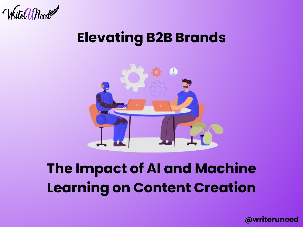 Elevating B2B Brands: The Impact of AI and Machine Learning on Content Creation