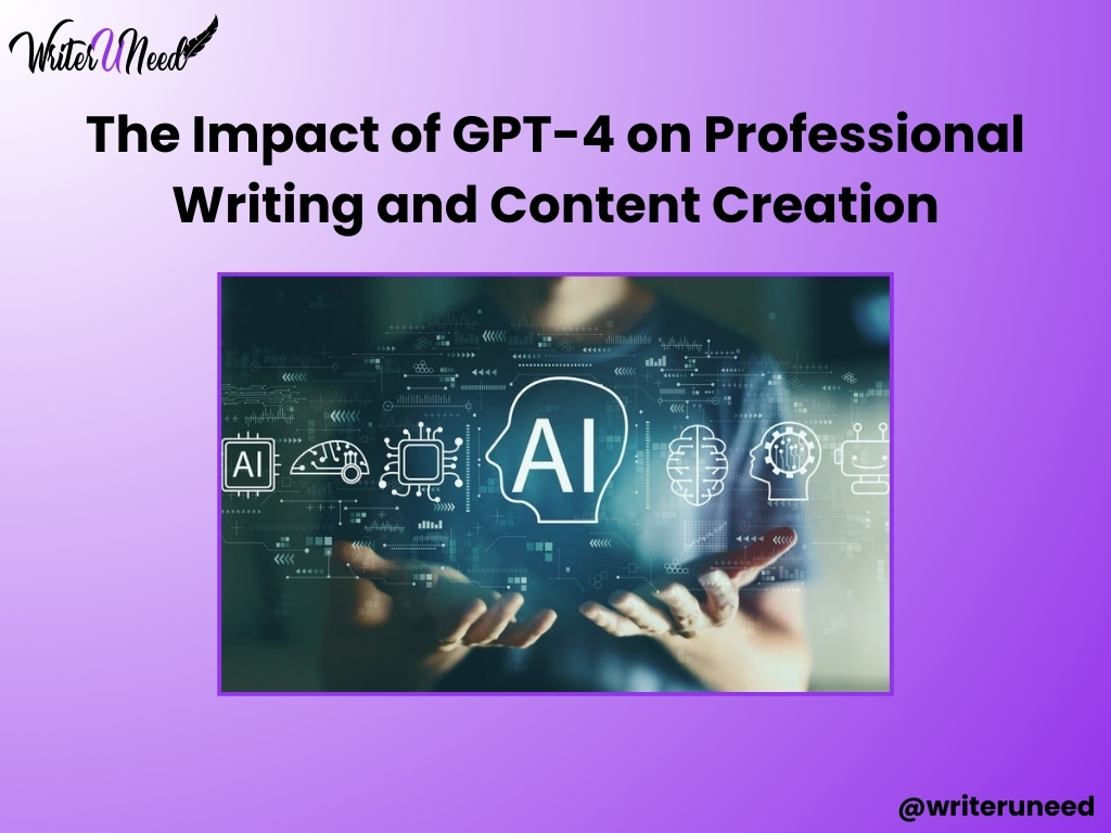 The Impact of GPT-4 on Professional Writing and Content Creation